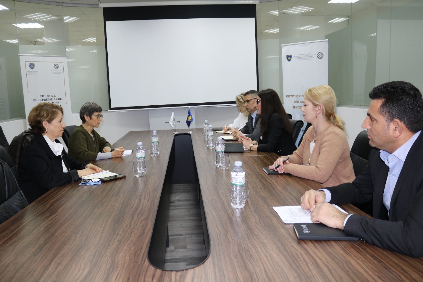 Auditorja e Përgjithshme priti në takim Udhëheqësen e Ekipit të Qeverisjes së Mirë të Zyrës së BE-së në Kosovë