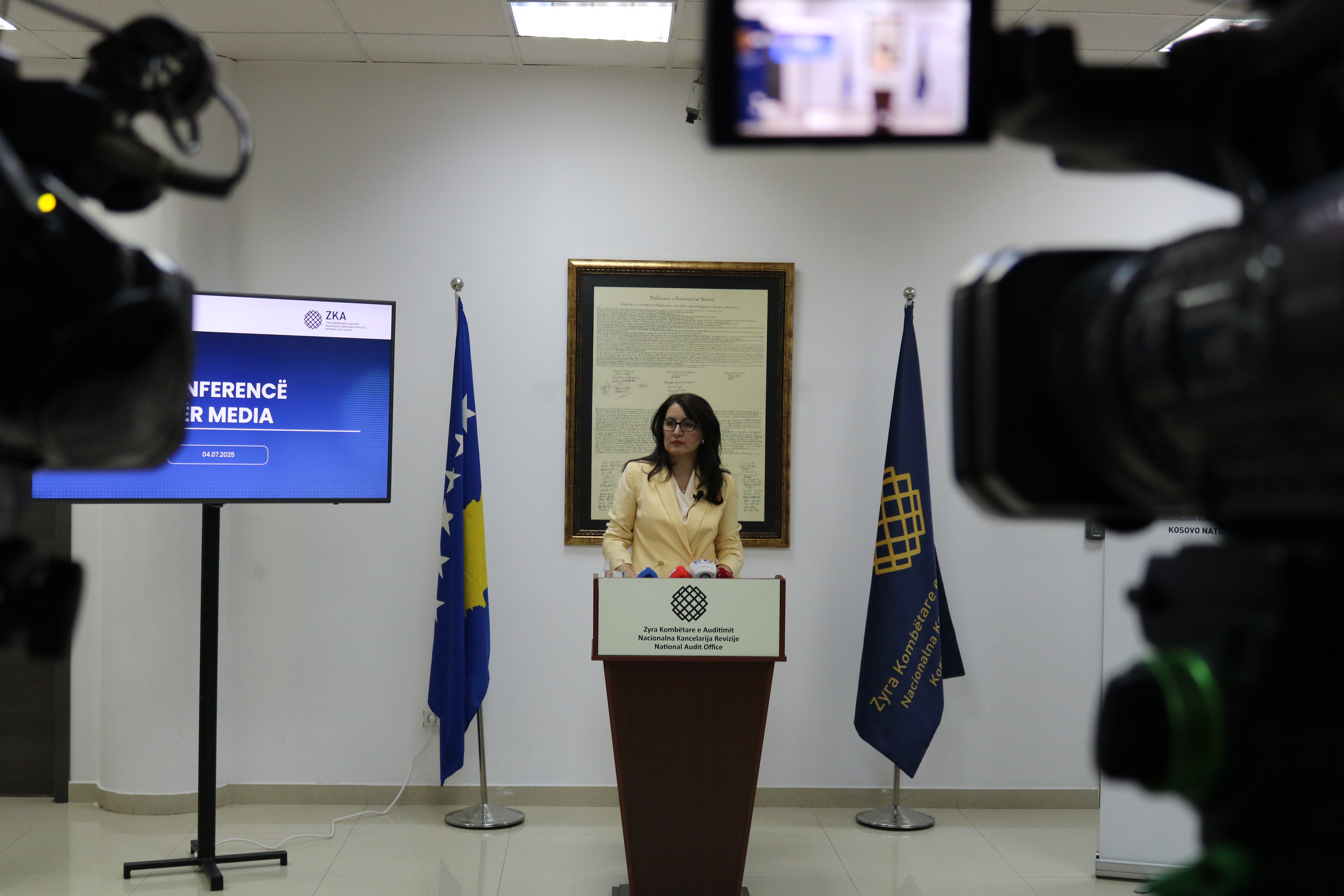 Auditorja e Përgjithshme prezantoi rezultatet e 96 auditimeve financiare dhe të pajtueshmërisë