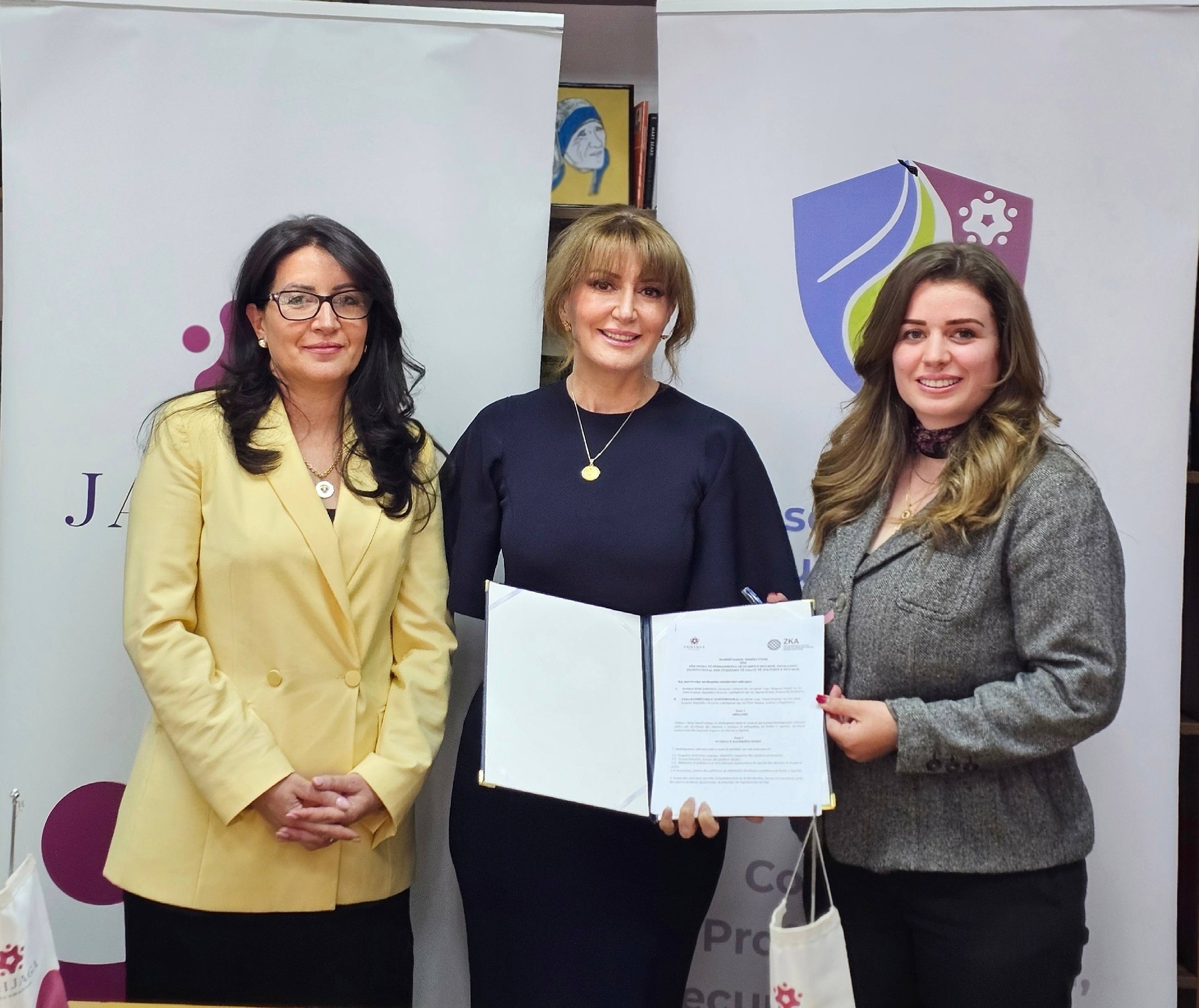 ZKA-ja nënshkruan Marrëveshje Mirëkuptimi me Fondacionin Jahjaga për nisma të përbashkëta në fushën e sigurisë dhe zhvillimit institucional