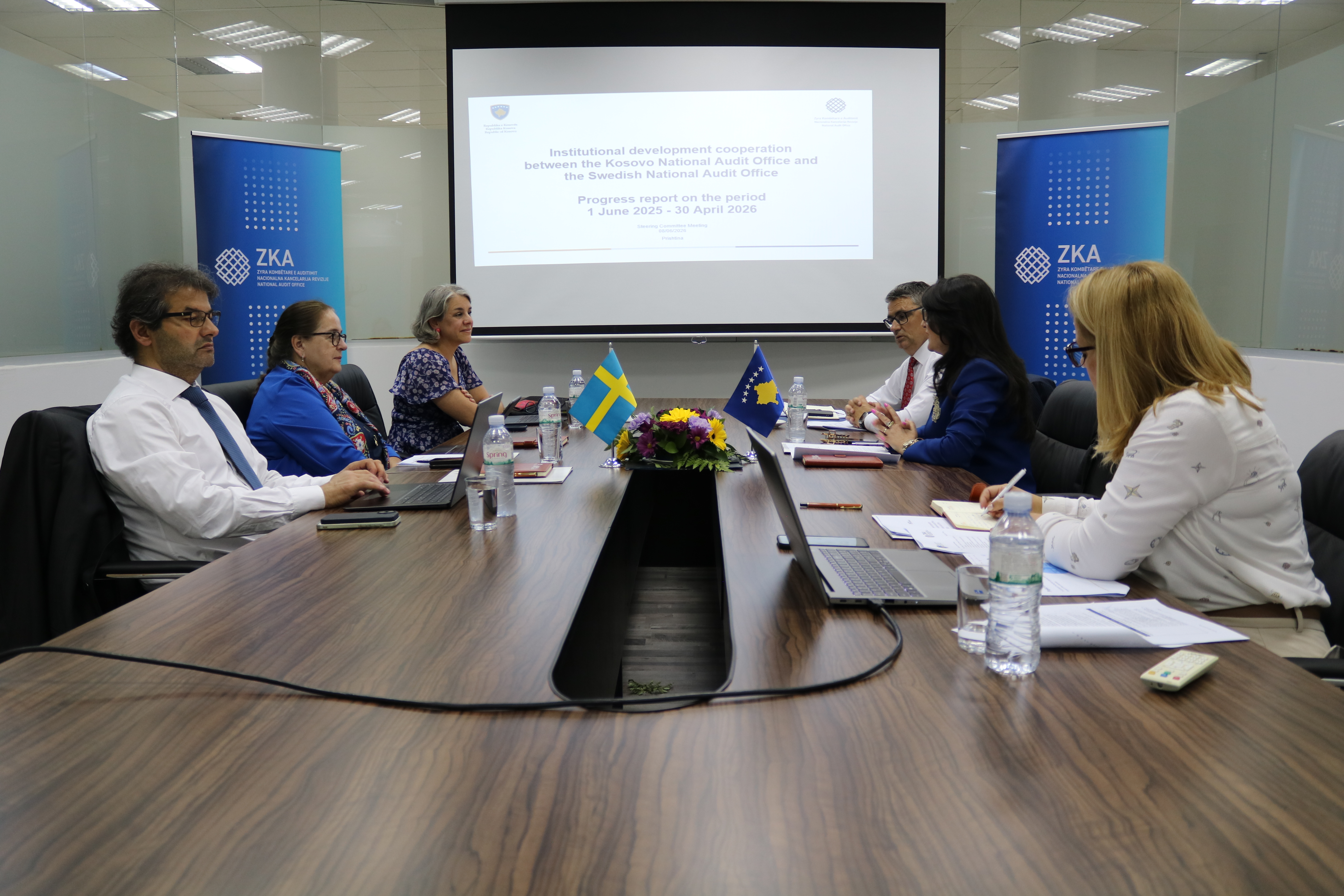 U mbajt Takimi i Komitetit Drejtues të projektit të bashkëpunimit ndërmjet ZKA-së së Kosovës dhe ZKA-së së Suedisë