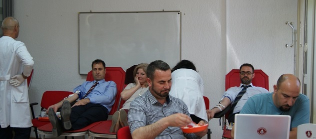 Personeli i Zyrës së Auditorit të Përgjithshëm dhuruan gjak vullnetarisht