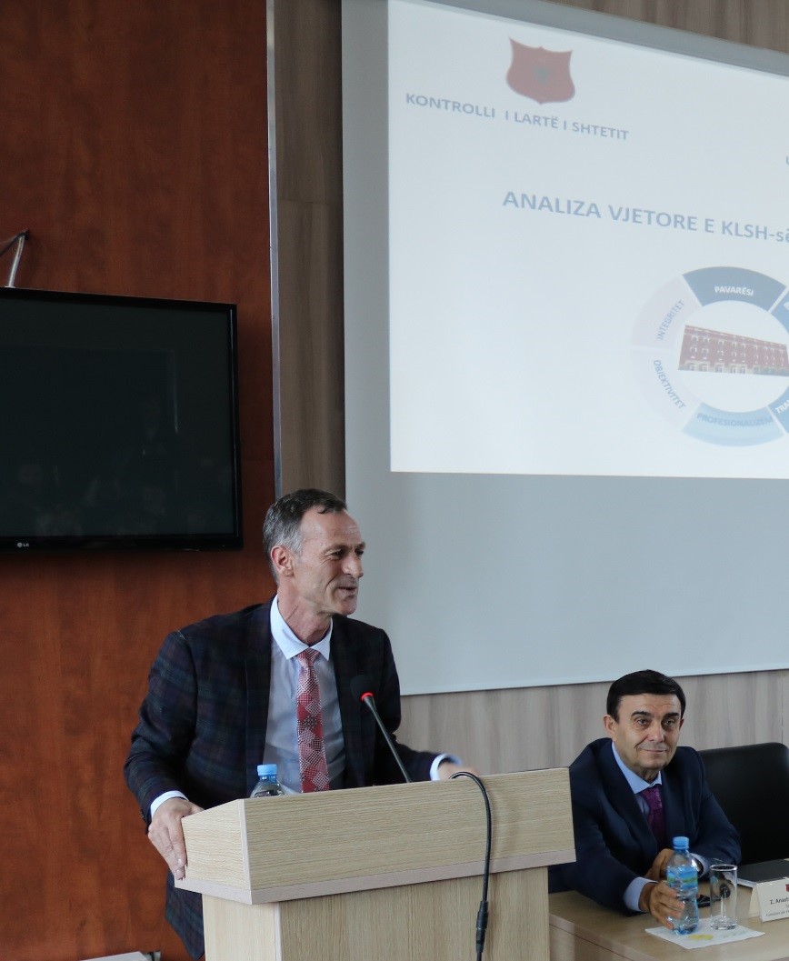 Auditori i Përgjithshëm mori pjesë në Konferencën Vjetore të Kontrollit të Lartë të Shtetit të Republikës së Shqipërisë