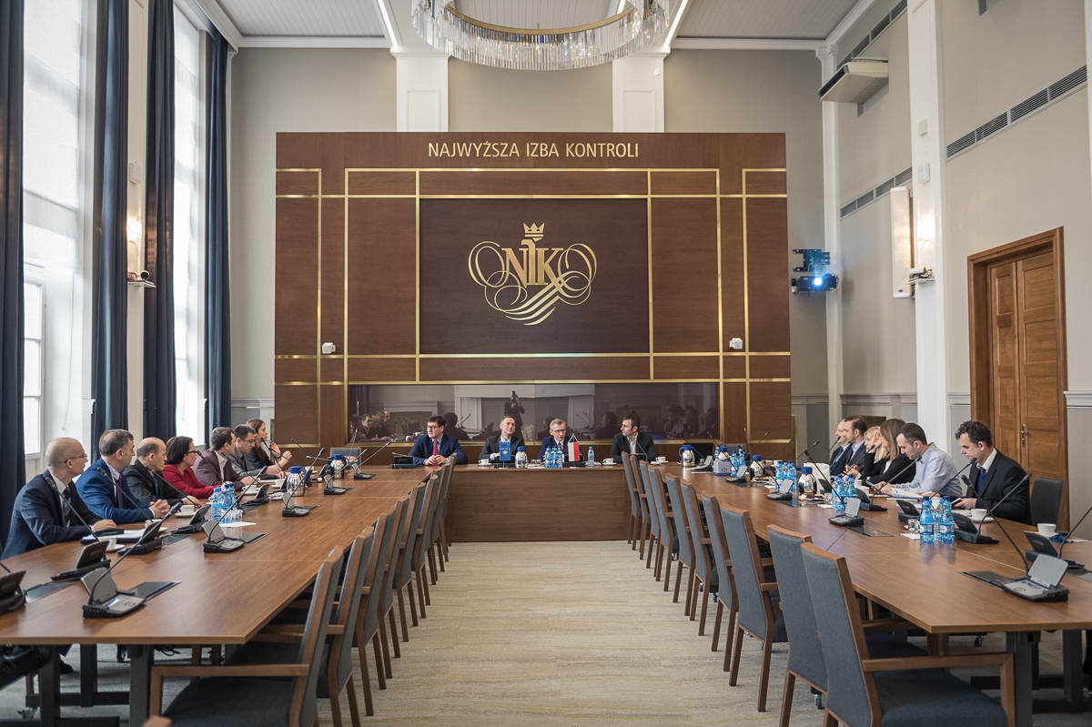 Delegacioni i Zyrës Kombëtare të Auditimit vizitë zyrtare në Zyrën e Auditimit të Polonisë