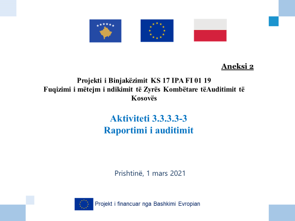Përmbyllet cikli i trajnimeve për zbatimin e metodologjisë së përditësuar në auditimin financiar dhe të pajtueshmërisë