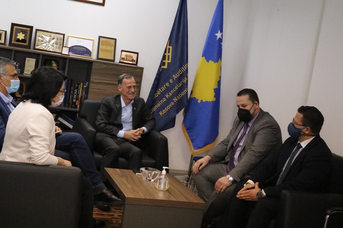 Auditori i Përgjithshëm Besnik Osmani priti në takim Auditorin e Përgjithshëm të Autoritetit të Maqedonisë së Veriut për auditimin e fondeve IPA