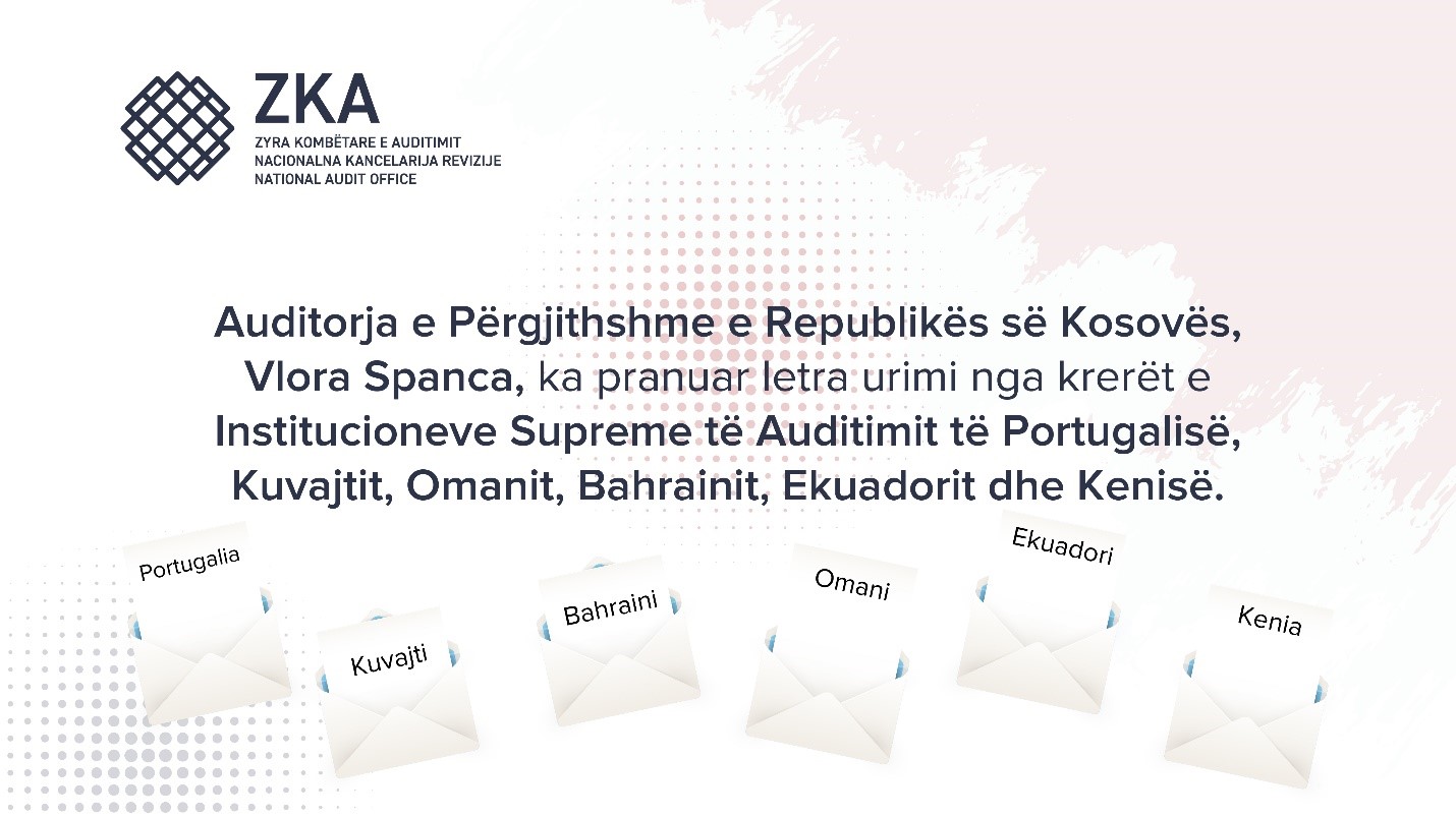 Auditorja e Përgjithshme pranon urime nga homologu i Portugalisë, Kuvajtit, Omanit, Bahrainit, Ekuadorit dhe Kenisë