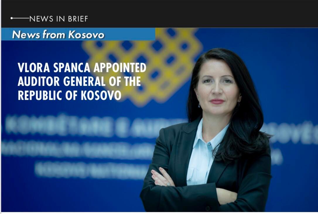 Gazeta e INTOSAI-t shkruan për emërimin e Auditores së Përgjithshme të Republikës së Kosovës
