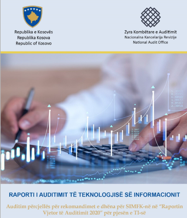 Auditori rekomandon zbatim të plotë të rekomandimeve për të eliminuar rreziqet rreth sigurisë dhe kontrolleve të aplikacionit në Sistemin Informativ për Menaxhimin e Financave të Kosovës