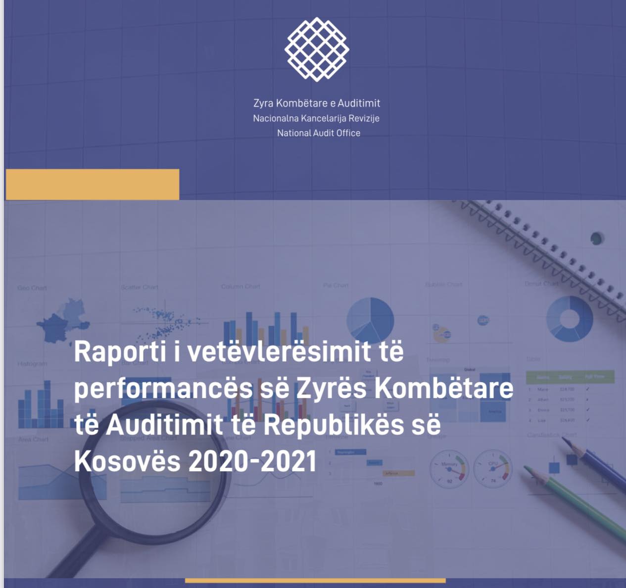 Publikohet Raporti i vetëvlerësimit të performancës së Zyrës Kombëtare të Auditimit të Republikës së Kosovës 2020-2021